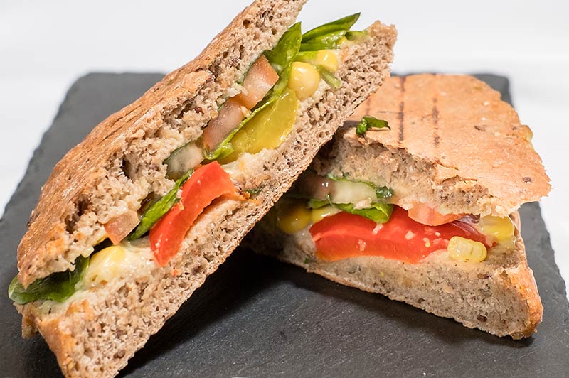 dean david sandwich grilled vegan detail